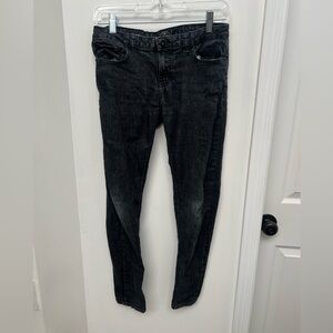 Lucky Brand Zoe Skinny Girls Black Jean Size 14